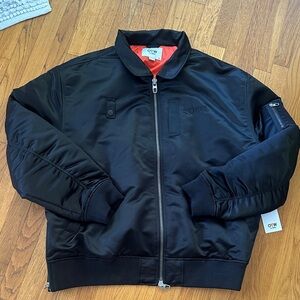 Vans Black Bomber Jacket OTW NWT